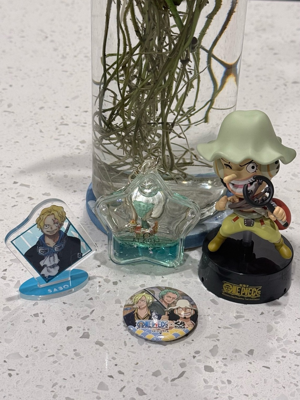 One Piece Anime 4-Piece Bundle – Sabo, Zoro, Usopp & Sanji